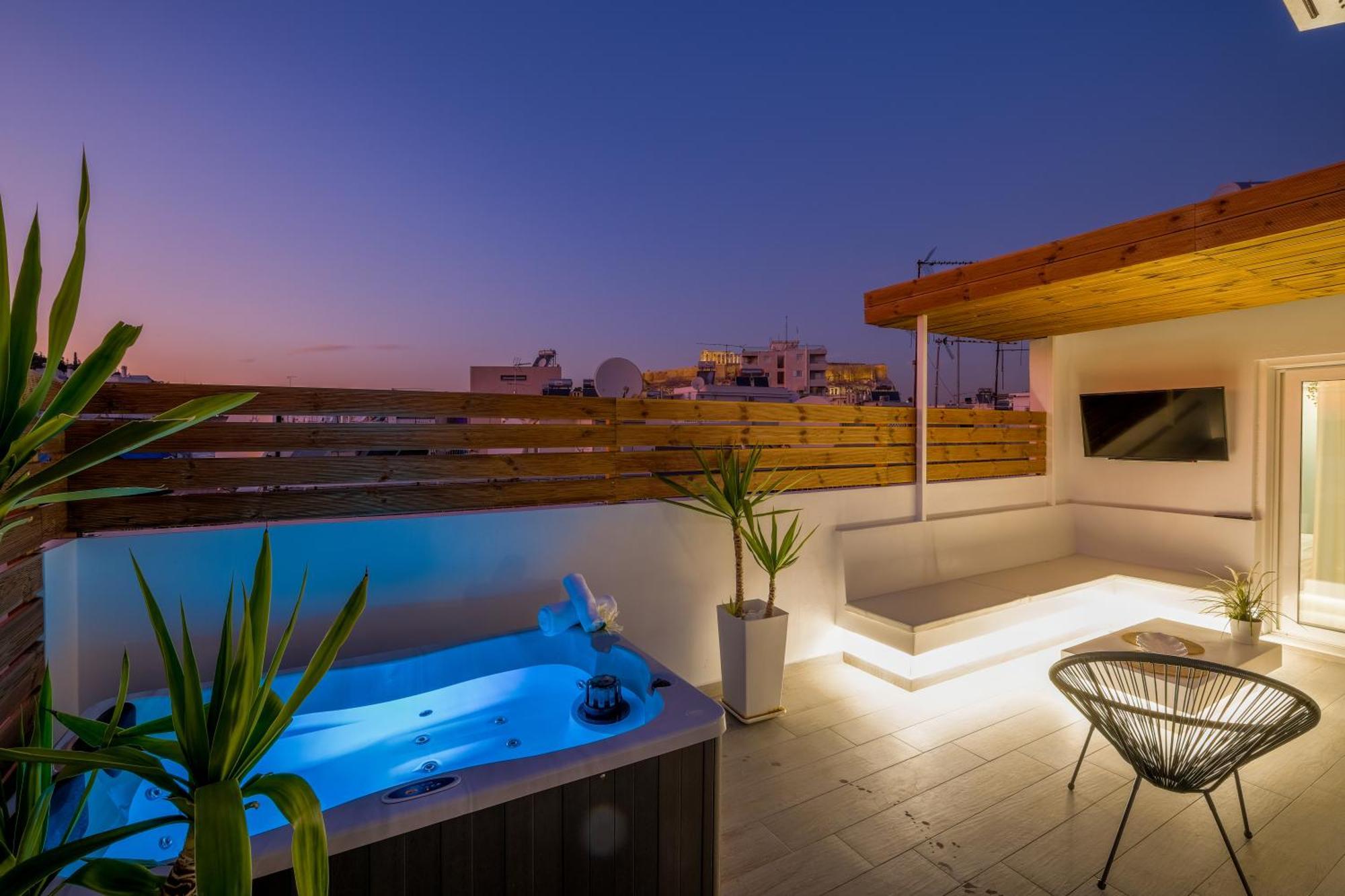 Acropolis View With Jacuzzi Apartment Athens Luaran gambar